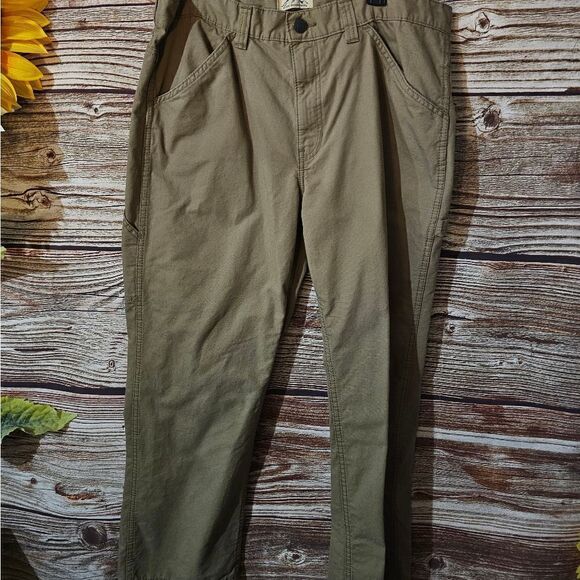 Blue Mountain carpenter pants men's 38X30" lt brown Pre-owned - Picture 1 of 8